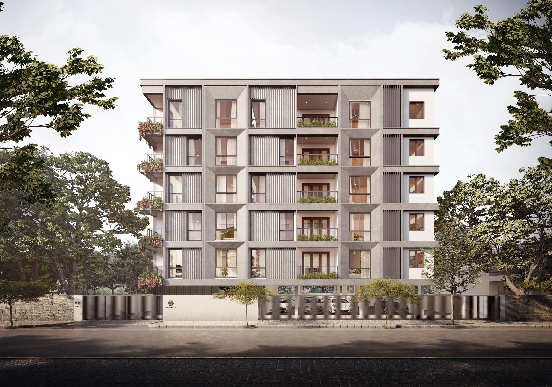 Interspace residential elevation